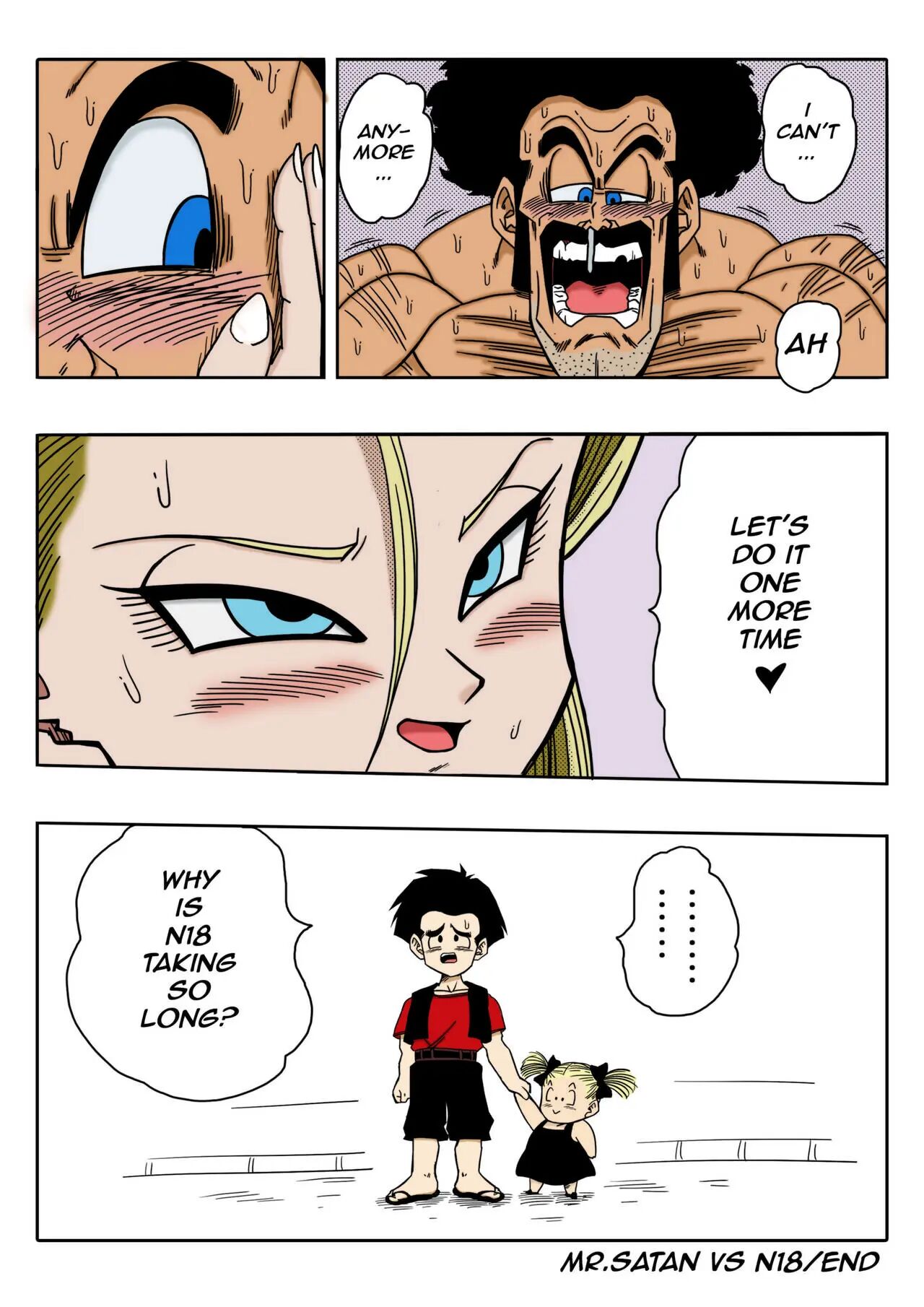 Mr. Satan Vs Android 18 Chapter 1000 Page 14